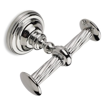 Bathroom Hook Double Hook, Classic-Style Brass StilHaus G13